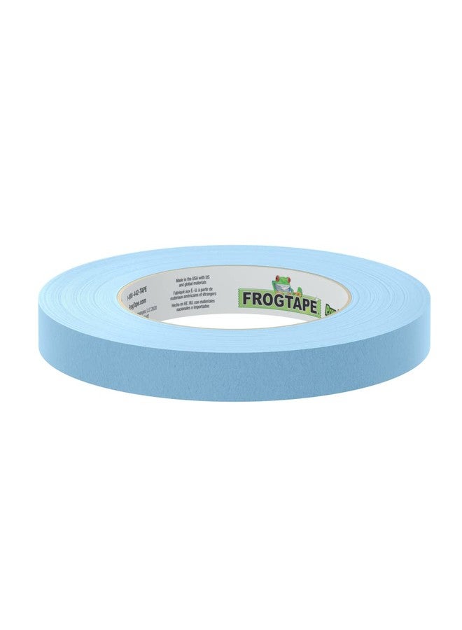 FrogTape 250 Light Blue Moderate Temperature Performance Grade Masking Tape, Medium-High Adhesion, 12mm x 55m, 12 Rolls per Pack - Image 3