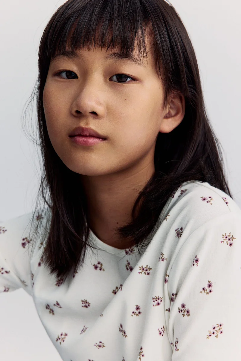 H&M Long-sleeved cotton jersey top