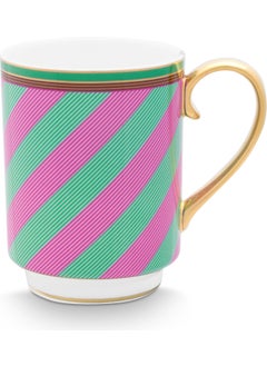 Pip Studio Chique Pink Green Porcelain Mug 350 ml  - Image 1