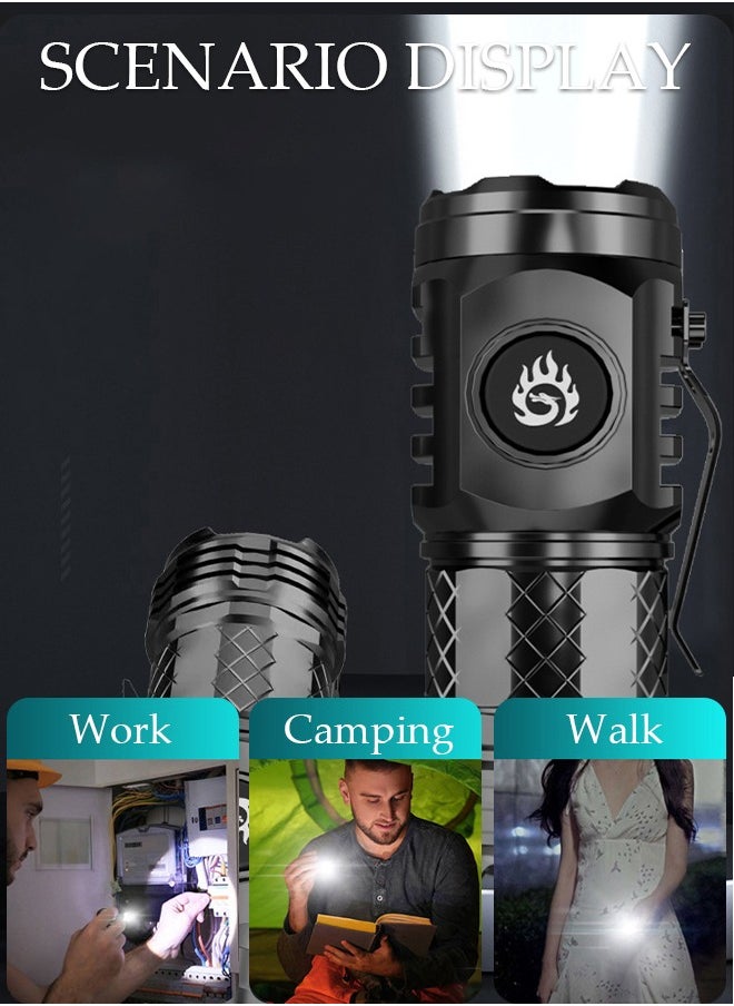 DUNISO - Rechargeable LED Flashlights Alloy with Fast Charge Handheld Flashlight Portable Waterproof Super Bright Flashlights for Emergencies Camping Hiking - Image 1