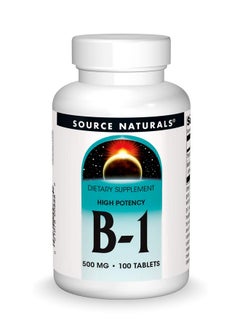 Vitamin B 1 Thiamin 500Mg High Potency 100% Pure 100 Tablets
