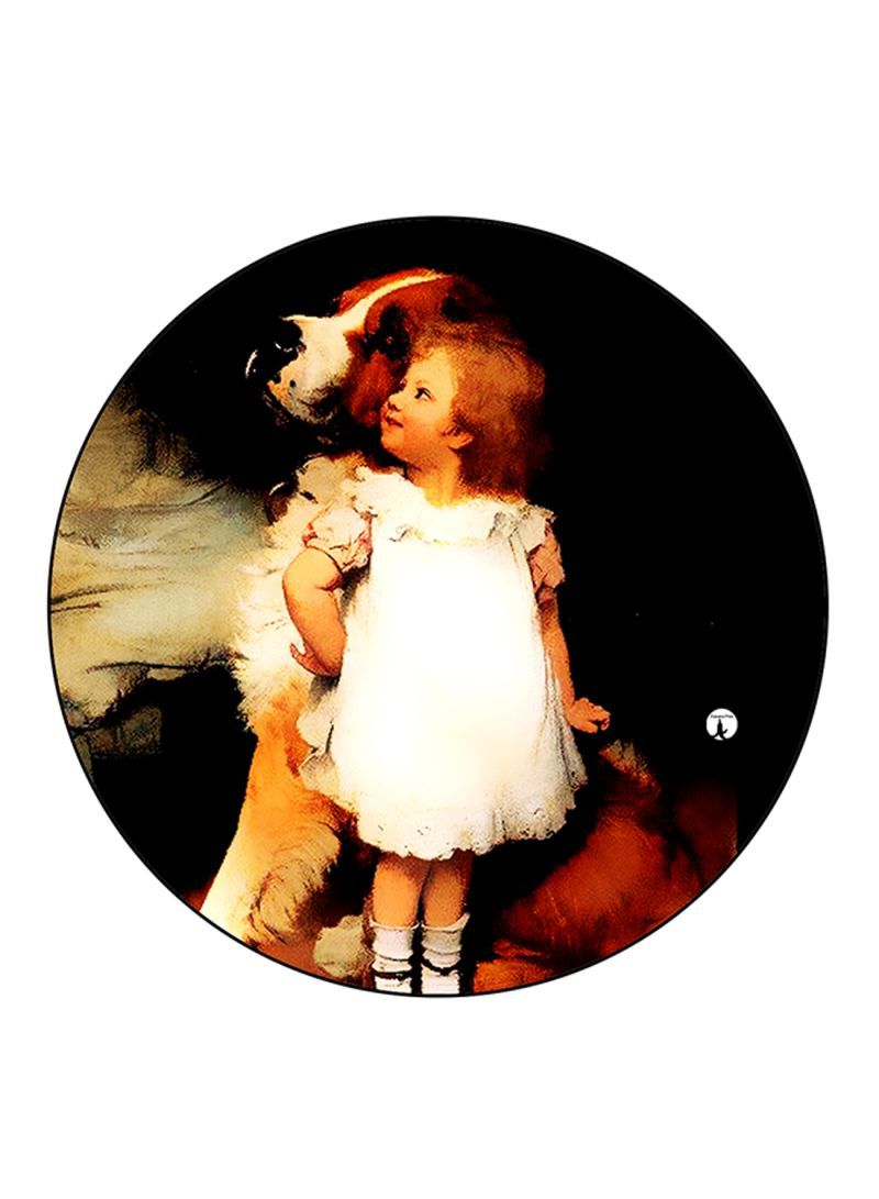 RKN Vintage Art Printed Mouse Pad  Multicolour