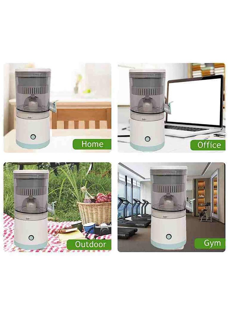 Wireless Fully Automatic Electric Juicer,700ML Portable Blender Mini Juicer Pomace & Juice Separation/Juicing Rate Over 90%/BPA Free