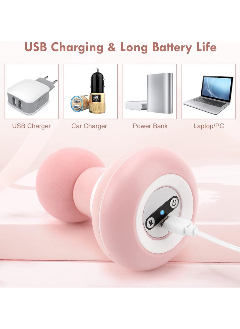 General Handheld Back Massager, Mini Portable Full Body Electric Massager, USB Charging, 6 Vibration Modes  - Image 4