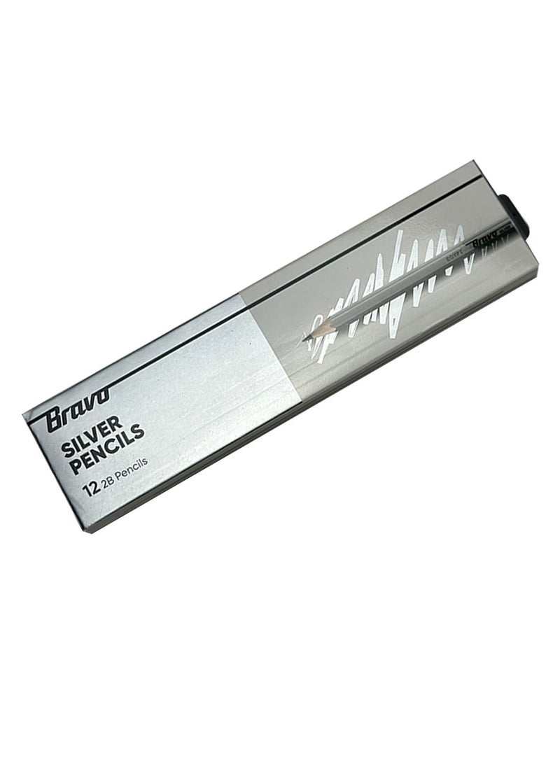 Bravo Bravo silver pencils - Pack of 12  - Image 1