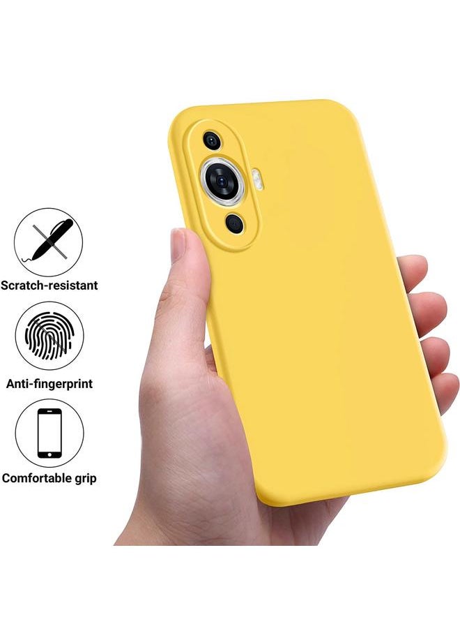 Zaboon - Case For Huawei nova 12 Lite/nova 12 Active Solid Color Liquid Silicone Dropproof Full Coverage Protective Case - Image 1