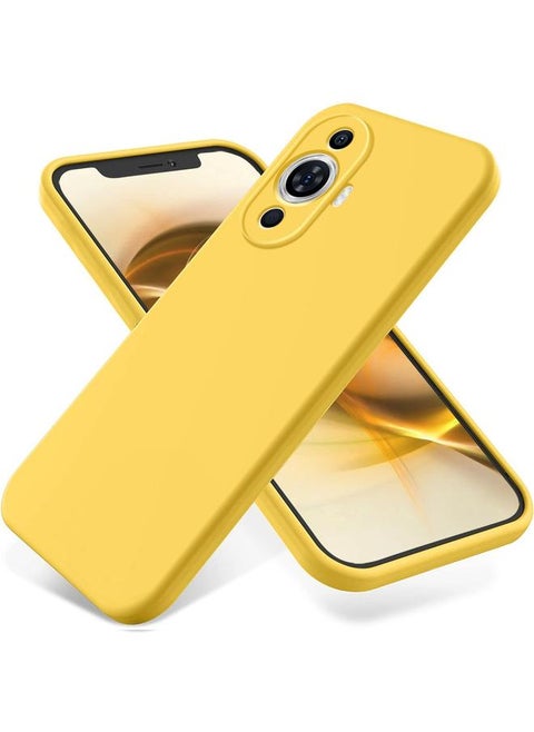 Case For Huawei nova 12 Lite/nova 12 Active Solid Color Liquid Silicone Dropproof Full Coverage Protective Case