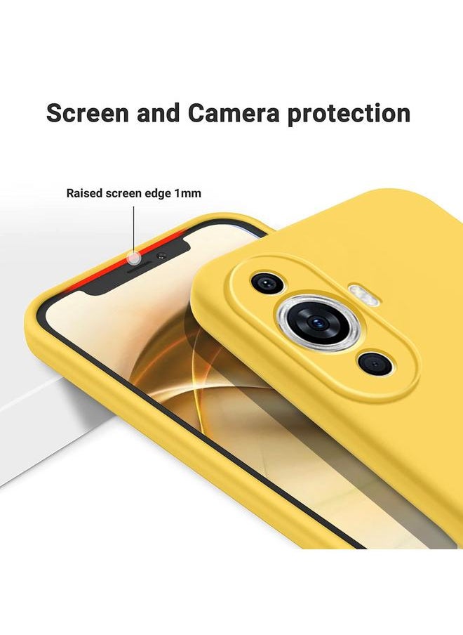 Zaboon - Case For Huawei nova 12 Lite/nova 12 Active Solid Color Liquid Silicone Dropproof Full Coverage Protective Case - Image 1