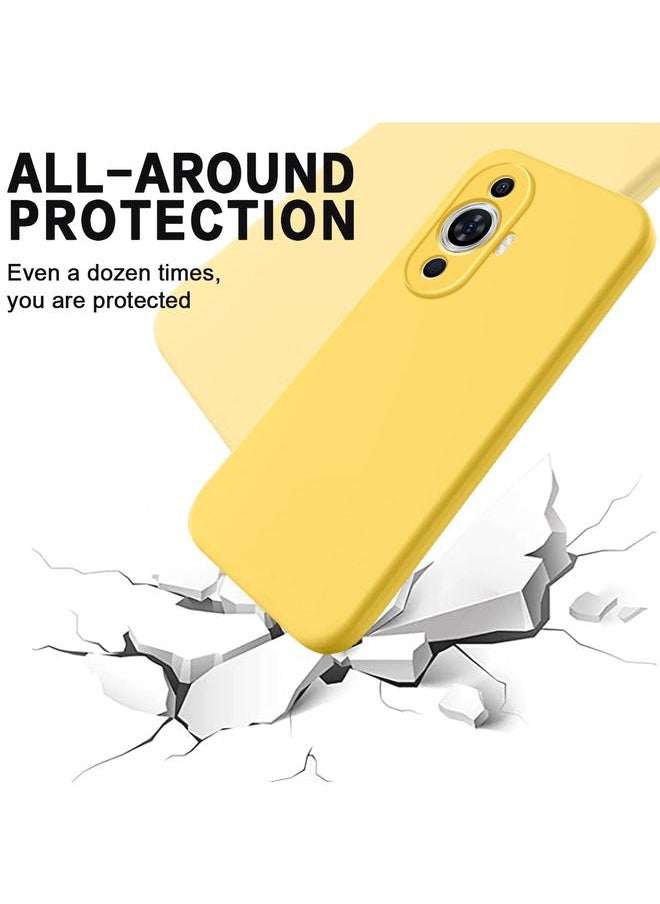 Zaboon - Case For Huawei nova 12 Lite/nova 12 Active Solid Color Liquid Silicone Dropproof Full Coverage Protective Case - Image 1