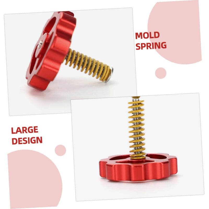 4pcs Metal Leveling Nuts and Springs Set for 3D Printer Enhanced Stability Precision Hot Bed Accessories - Image 5