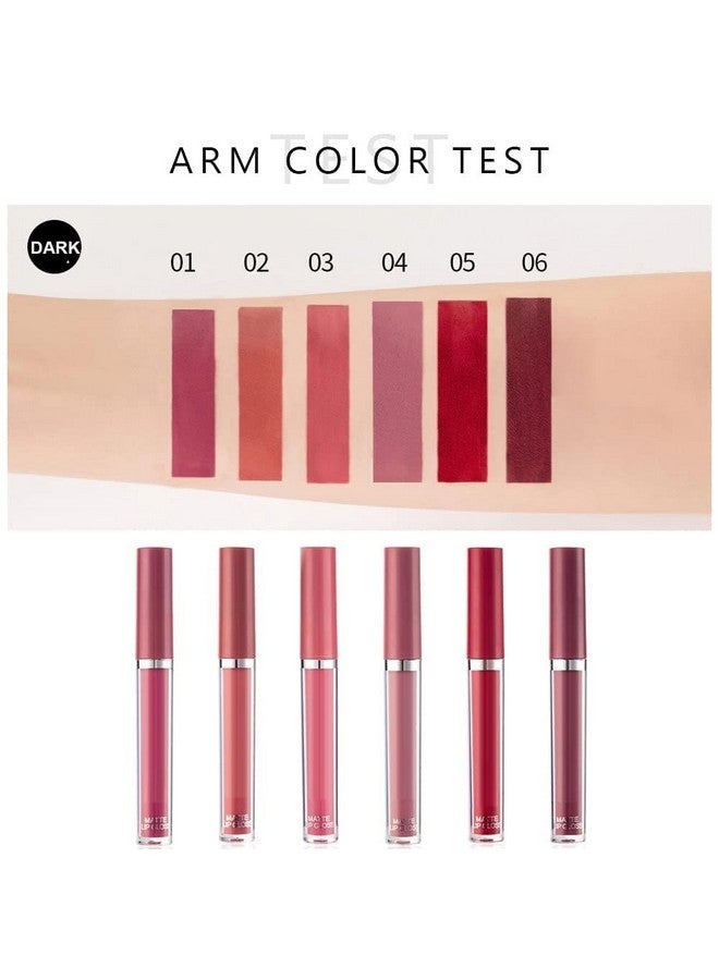HUDACRUSH Huda Crush Beauty Ultra Smooth Velvet Finish Book Style Liquid Matte Lipstick Gift Set For Girl'S & Women - Waterproof | Long-Lasting | Non - Transfer (Pack Of 6 Pieces, 3Ml Each) - Image 2