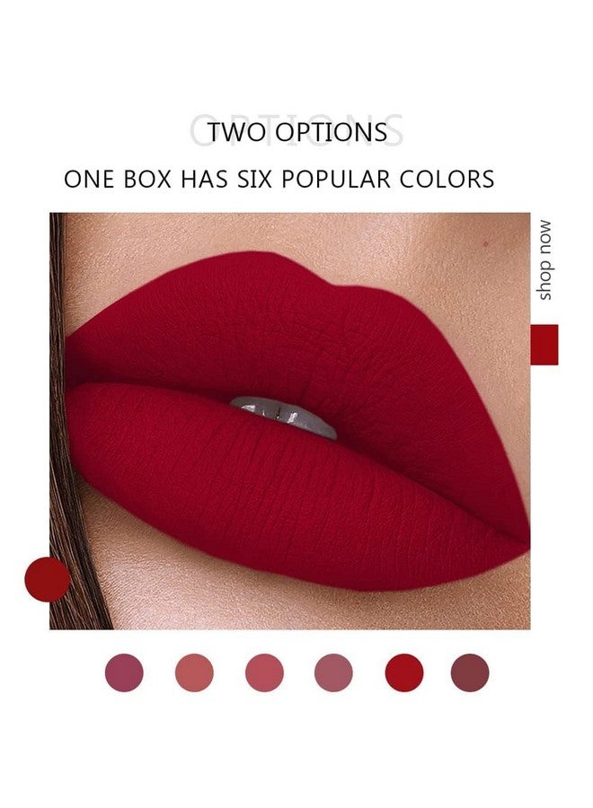 HUDACRUSH Huda Crush Beauty Ultra Smooth Velvet Finish Book Style Liquid Matte Lipstick Gift Set For Girl'S & Women - Waterproof | Long-Lasting | Non - Transfer (Pack Of 6 Pieces, 3Ml Each) - Image 4