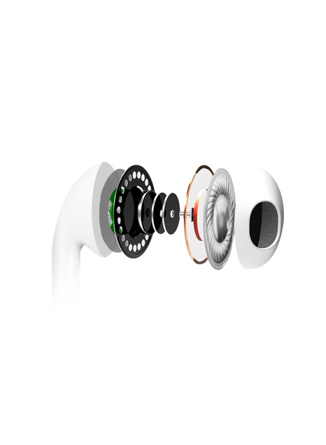 Newmine Nm-lk06 Type-c Headphone Cable With Volume Control, Wired Music Phone Analog Headphones, Type-c Version, Semi-in Ear, Volume Adjustment Enhanced Version, White - Image 4