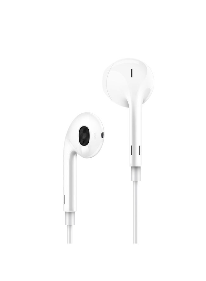 Newmine Nm-lk06 Type-c Headphone Cable With Volume Control, Wired Music Phone Analog Headphones, Type-c Version, Semi-in Ear, Volume Adjustment Enhanced Version, White - Image 3