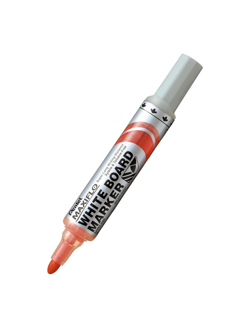 Pentel 12-Piece Maxiflo Whiteboard Erasable Markers Bullet Tip Red  - Image 2