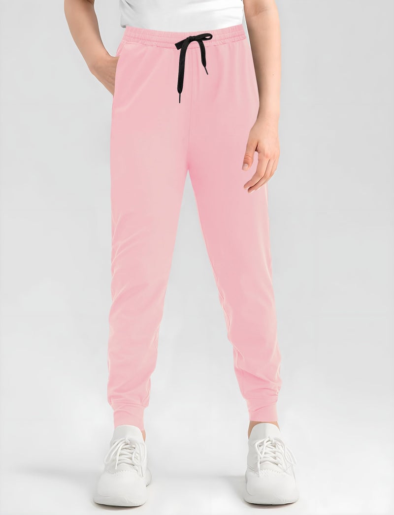 VOGRYE 3 Pack: Girls' Dry-Fit Jogger Sweatpants Soft Active Athletic Kids Joggers with Pockets & Drawstring - Image 2