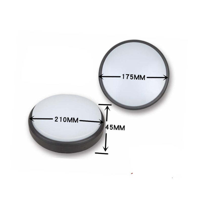 Black White Outdoor LED Ceiling Lamp Energy Saving for Corridor Home Business - Image 3