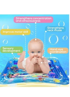 Y&D Kid Inflatable Tummy Time Water Play Mat Toys for Infants Toddlers Perfect Sensory 3 6 9 Months Newborn Baby Girls Boys Early Development Activity Centers  - Image 2