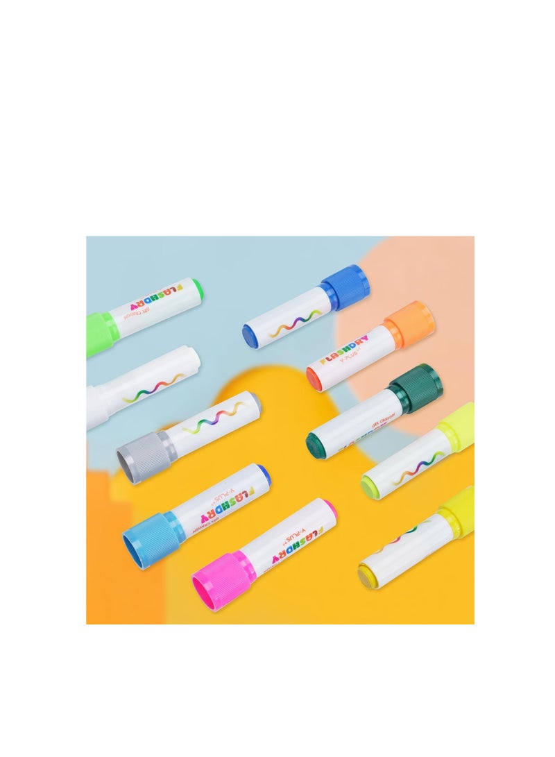 YPLUS Tempera Colouring Pencils - Colour-Intensive Wax Crayons and Colouring Sites in a Set, Perfect Toy for Children - Creative Drawing Made Easy - 6 Colours - Image 4