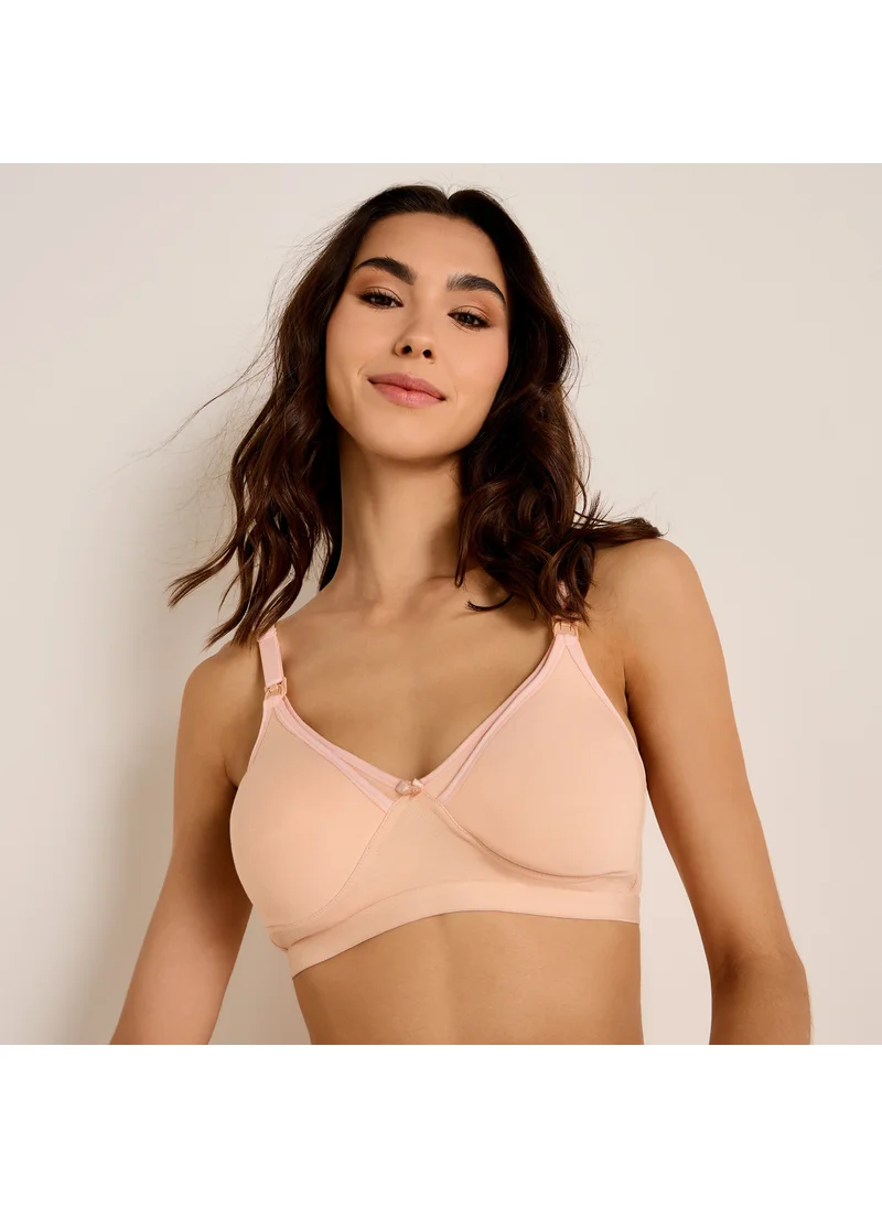FAV Bow Detail Nursing Bra with Adjustable Straps