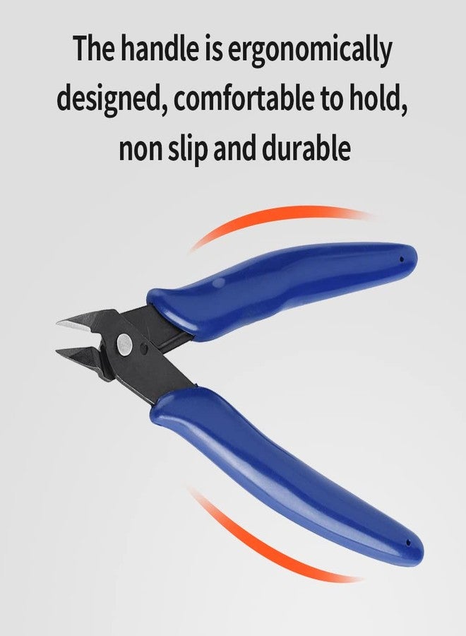 Zopsc Side Cutting Nippers, Wire Cutters for Jewelry Making, Precision Wire Snips with High Speed Tol Steel, Ergonomics Wire Cutter Snips for Electronics Industry/Jewelry Processing/Model Making - Image 3
