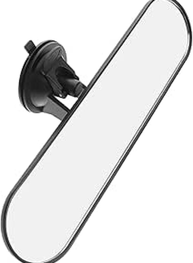Universal Suction Cup Rearview Mirror Replacement Adjustable Interior Car Mirror - Image 1