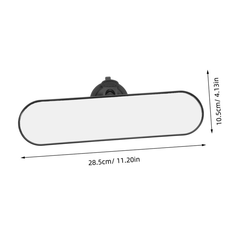 Universal Suction Cup Rearview Mirror Replacement Adjustable Interior Car Mirror - Image 3