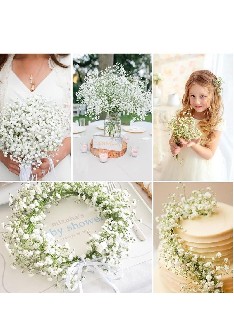 LuckSa 12PCS Artificial Gypsophila Baby Breath Flowers 30centimeter  Bride's bouquet - Image 5