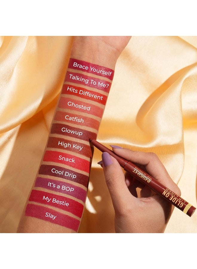 Insight Cosmetics Glide On Lip Liner One Swipe Smooth Application Long Lasting Lip Pencil0.3 Gm10 - Image 4