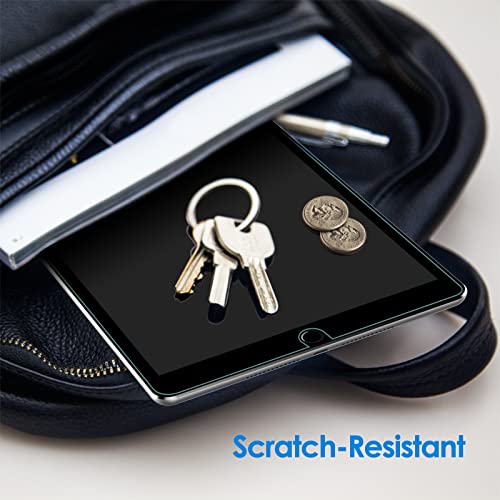 Jetech حماية شاشة JETech لجهاز iPad (10.2 بوصة، موديل 2021/2020/2019، الجيل 9/8/7)، فيلم زجاج مقسى، عبوة واحدة - Image 4
