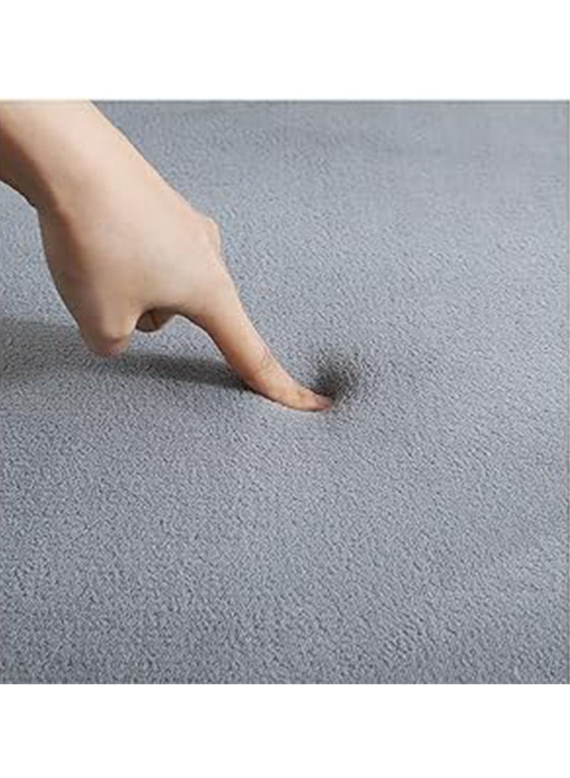 ليموس سجادة لعب كبيرة الحجم بسمك 2 سم من المخمل المرجاني الناعم القابل للغسل في غرف النوم سجادة ناعمة مضادة للانزلاق - Image 5