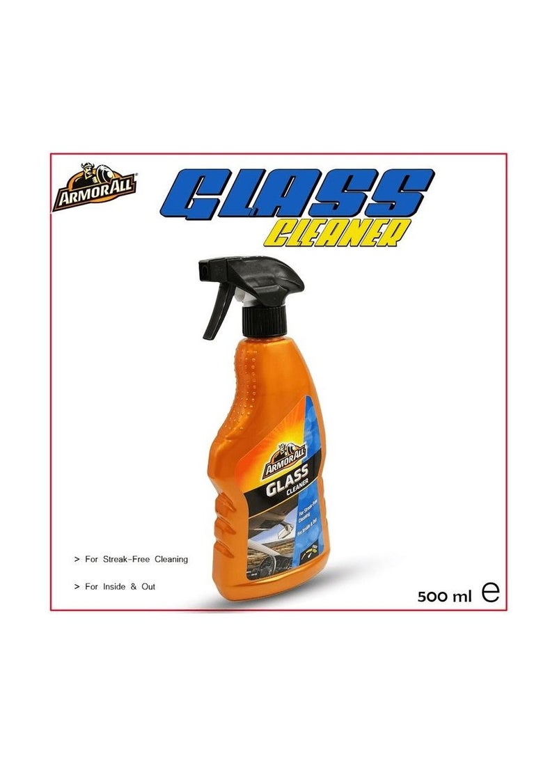 ARMOR ALL - ARMORALL Glass Cleaner, streak-free Car Glass Cleaner For Inside And Outside 500ml - Image 1