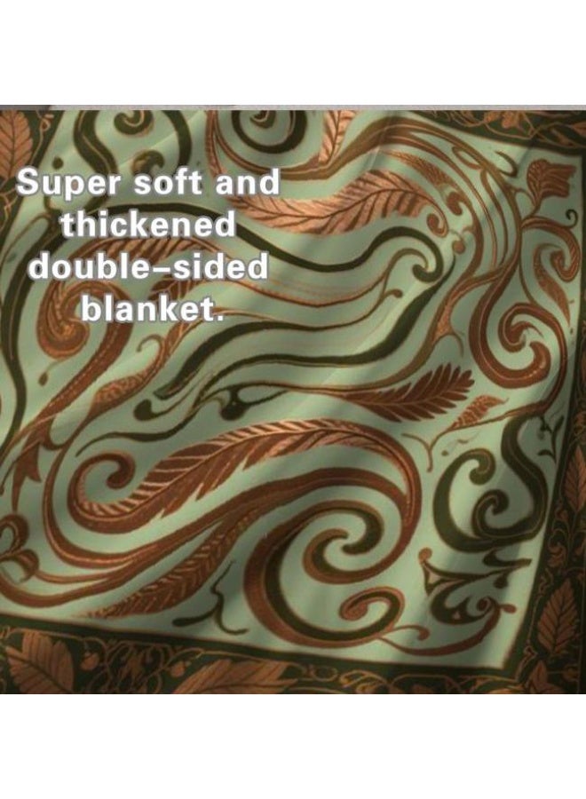general Traditional flannel thin blanket (warm and comfortable, suitable for sleeping, playing games, dust removal and sandproof) 150cm*200cm - 33 - Image 5