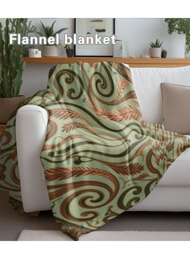general Traditional flannel thin blanket (warm and comfortable, suitable for sleeping, playing games, dust removal and sandproof) 150cm*200cm - 33 - Image 4