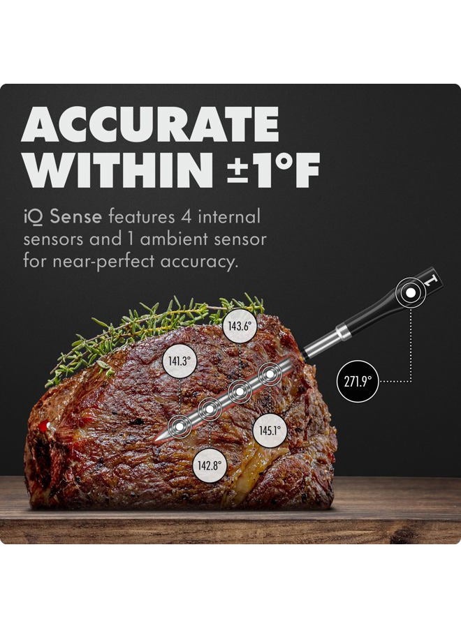 CHEF iQ Sense [2025 Model] | Smart Wireless Meat Thermometer | Ultra-Thin Probe | WiFi Unlimited Range | 1000°F Heat Safe | 5 Sensors | BBQ, Grill, Oven, Smoker, Air Fryer | Gen3 - Image 2