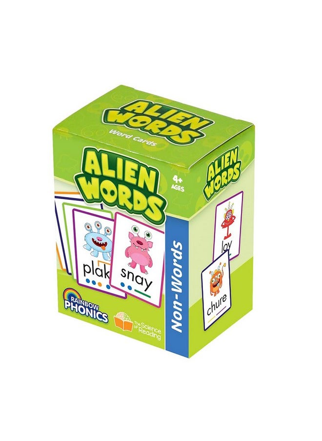 Junior Learning Junior Learning: Rainbow Phonics - Alien Words - 148 Word Cards, Flash Cards with Made Up Words to Help Learn Phonics, Level Based Cards, Kids Ages 4+  - Image 5