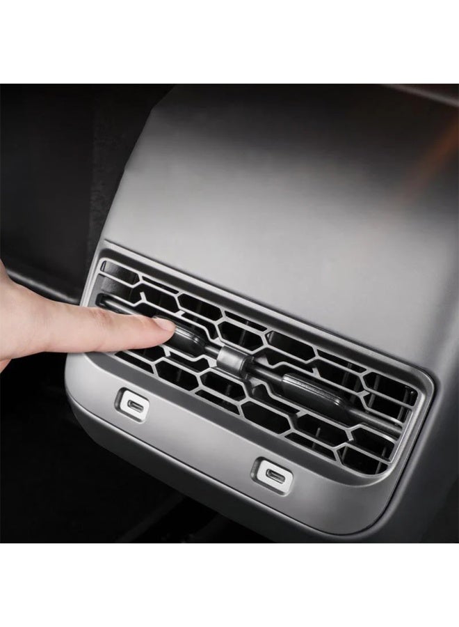 HPS Tesla Rear Air Vent Cover – Protective Rear Console Vent Guard for Model 3 / Y - Image 5