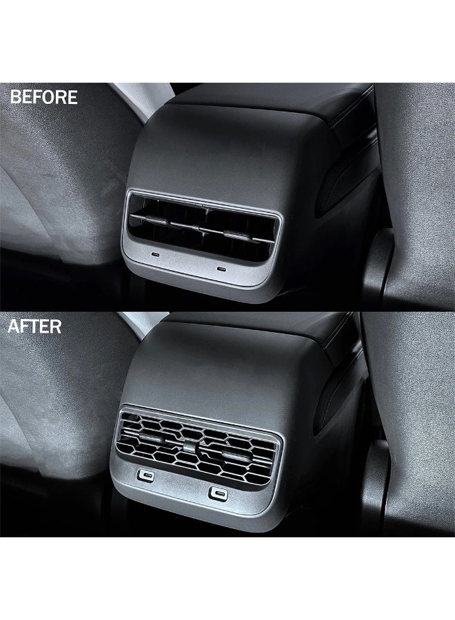 HPS Tesla Rear Air Vent Cover – Protective Rear Console Vent Guard for Model 3 / Y - Image 3