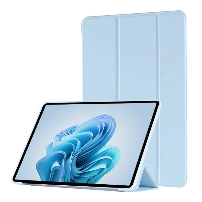 حافظة سامسونج تاب متوافقة مع Samsung Galaxy Tab S6 Lite / Samsung Galaxy Tab A9 Plus باللون أبيض مع غطاء حماية ووظيفة حامل وحمل يومي للتابلت بوظيفة حامل باللون الأبيض Samsung Tab - Image 1