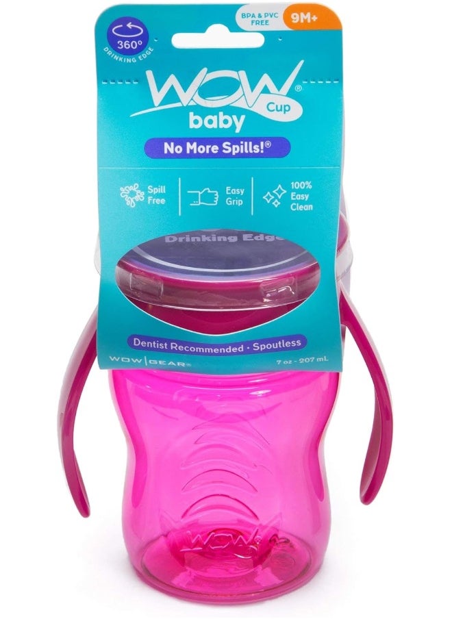 WOW GEAR WOW GEAR Cup for Baby - New TRITAN (Pink) 360 Training Cup  - Image 3