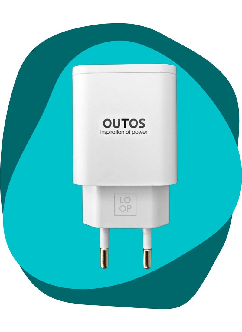 Loop - 2nd generation 20W Multi-Output Fast Charger Adapter - Image 1