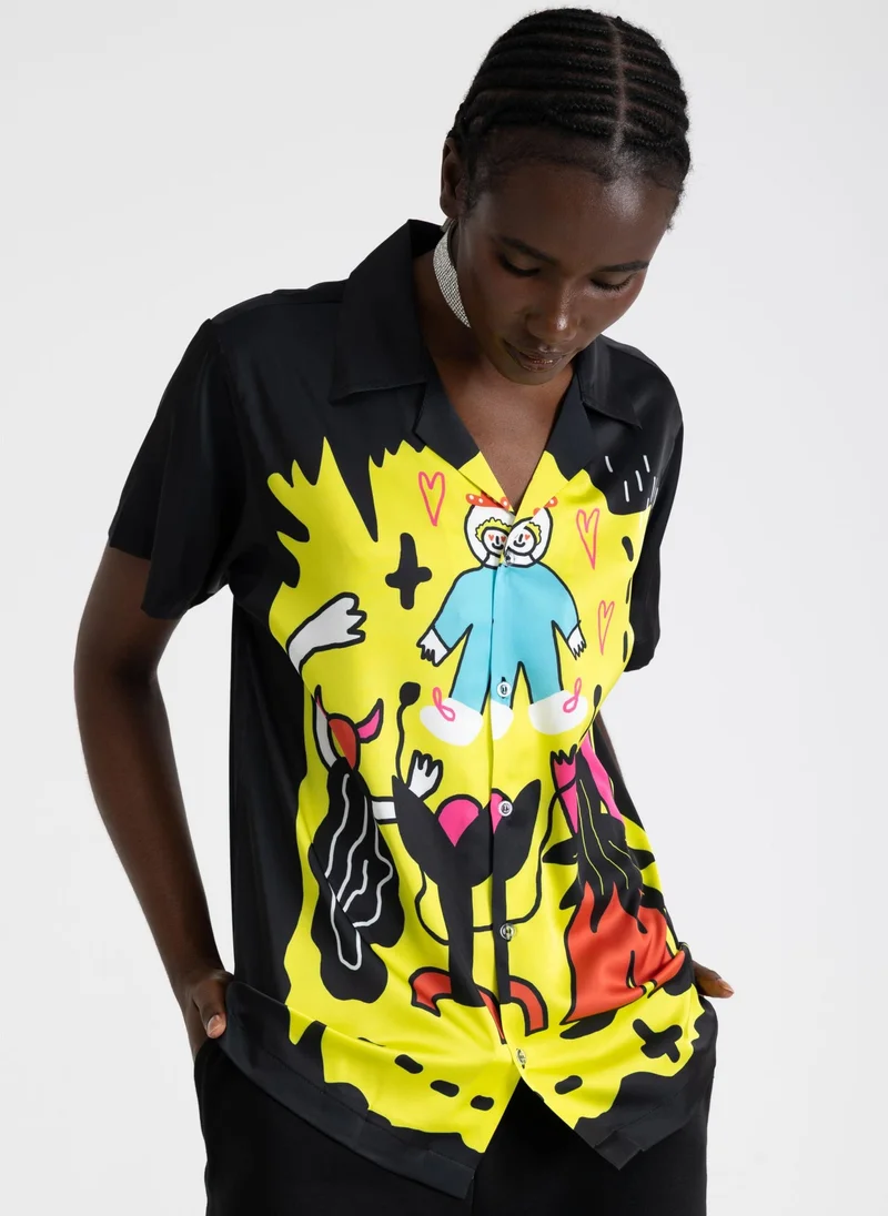 جوكس اسايد قميص خذني عالياً