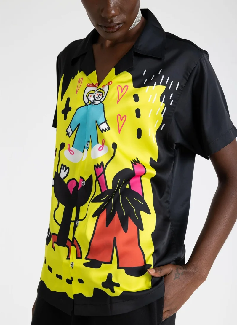 جوكس اسايد قميص خذني عالياً