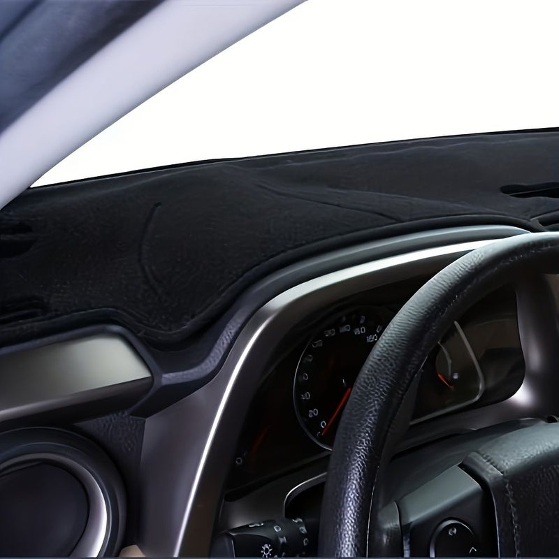 Dashboard Mat And Sun Shade Protector For Toyota Corolla 2007 2013 Red Edge Right Hand Drive - Image 4