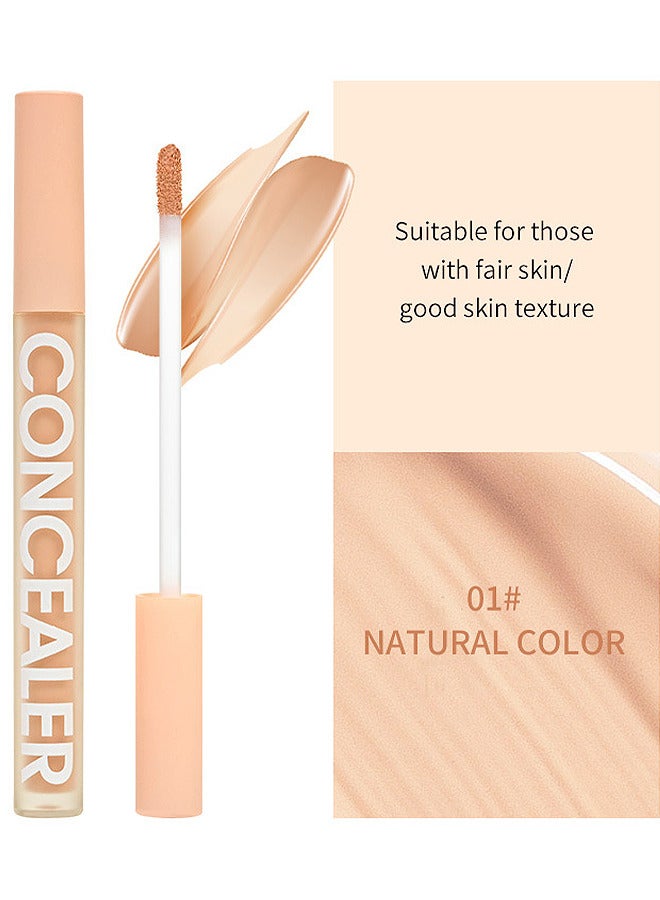 اكس اي اكس اي خافي العيوب السائل كامل الغطاء ، مقاوم للماء ناعم غير لامع لا تشوبه شائبة كريم كونسيلر مصحح الأساس لبقع الهالات السوداء للعين قاعدة مكياج خافي العيوب للوجه (لون طبيعي) - Image 2