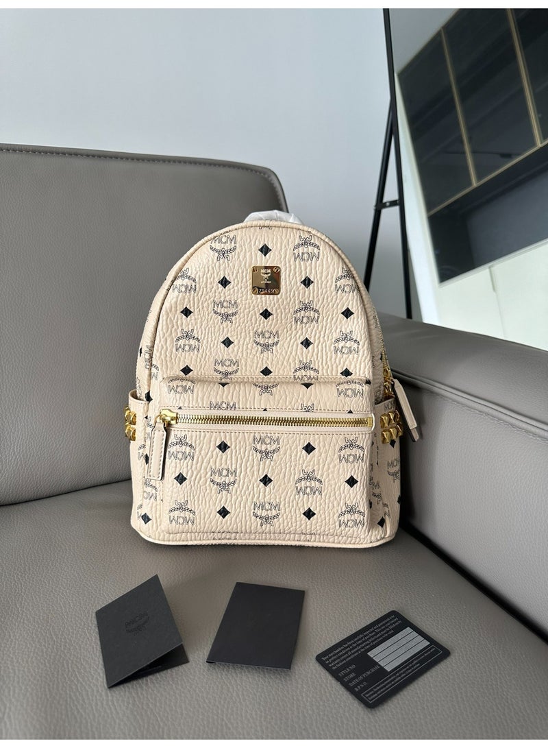 MCM Classic Studded Backpack - Image 1