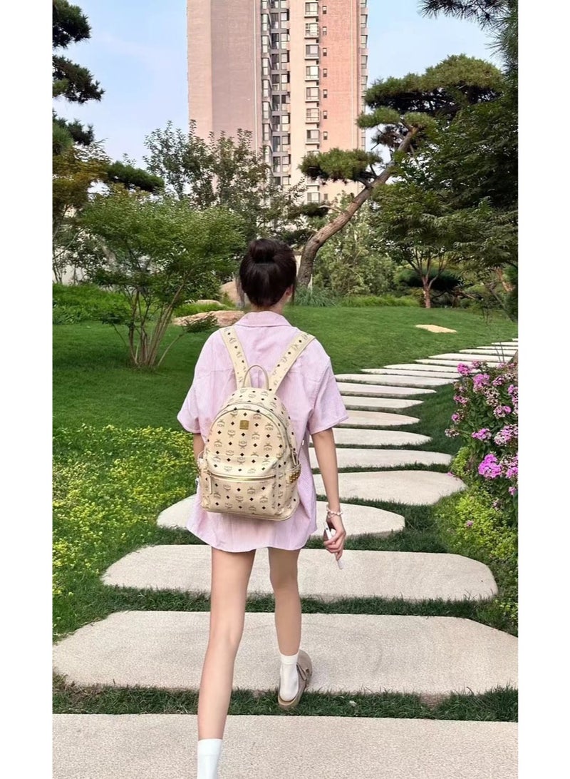 MCM Classic Studded Backpack - Image 5