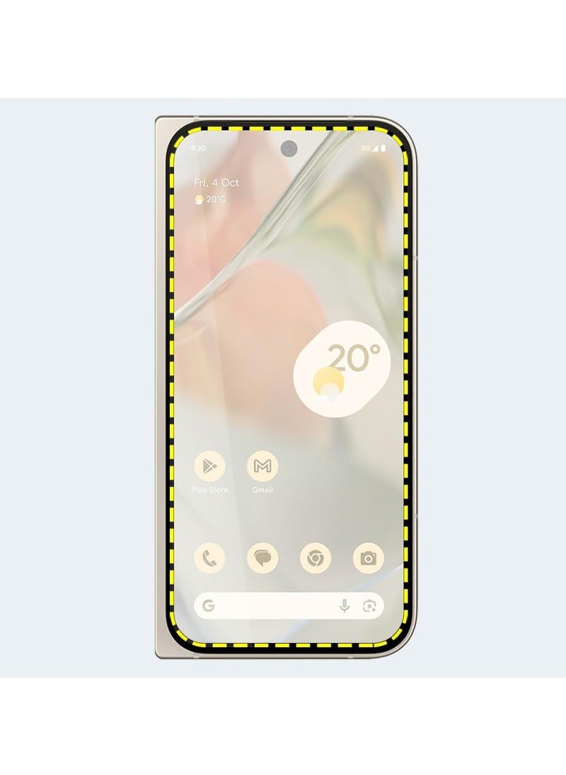For Google Pixel 9 Pro Fold Privacy Screen Protector  Anti-Spy Tempered Glass Film 9H Hardness Scratch Resistant Anti Spy Tempered Glass Screen Protector for Google Pixel 9 Pro Fold 5G 2024  - Image 3