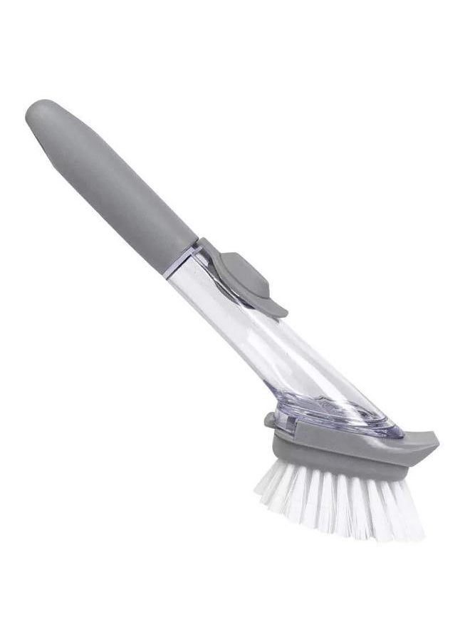 Soap Dispensing Dish Brush Versatile Long Handle Hydraulic Design Soap Dish Scrubber Brush for Home Kitchen