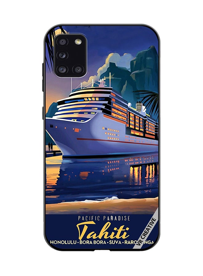 VR CREATIVE Protective Case Cover For Samsung Galaxy A31 Pacific Paradise Design Multicolour - Image 1